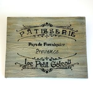 French Cottage Wooden Shabby Chic Wall Art